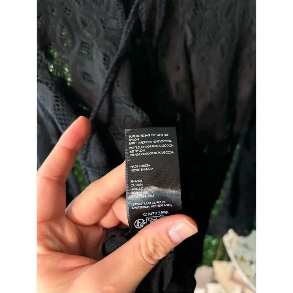 Free People Better With Time Bodysuit Black Size XS NWT